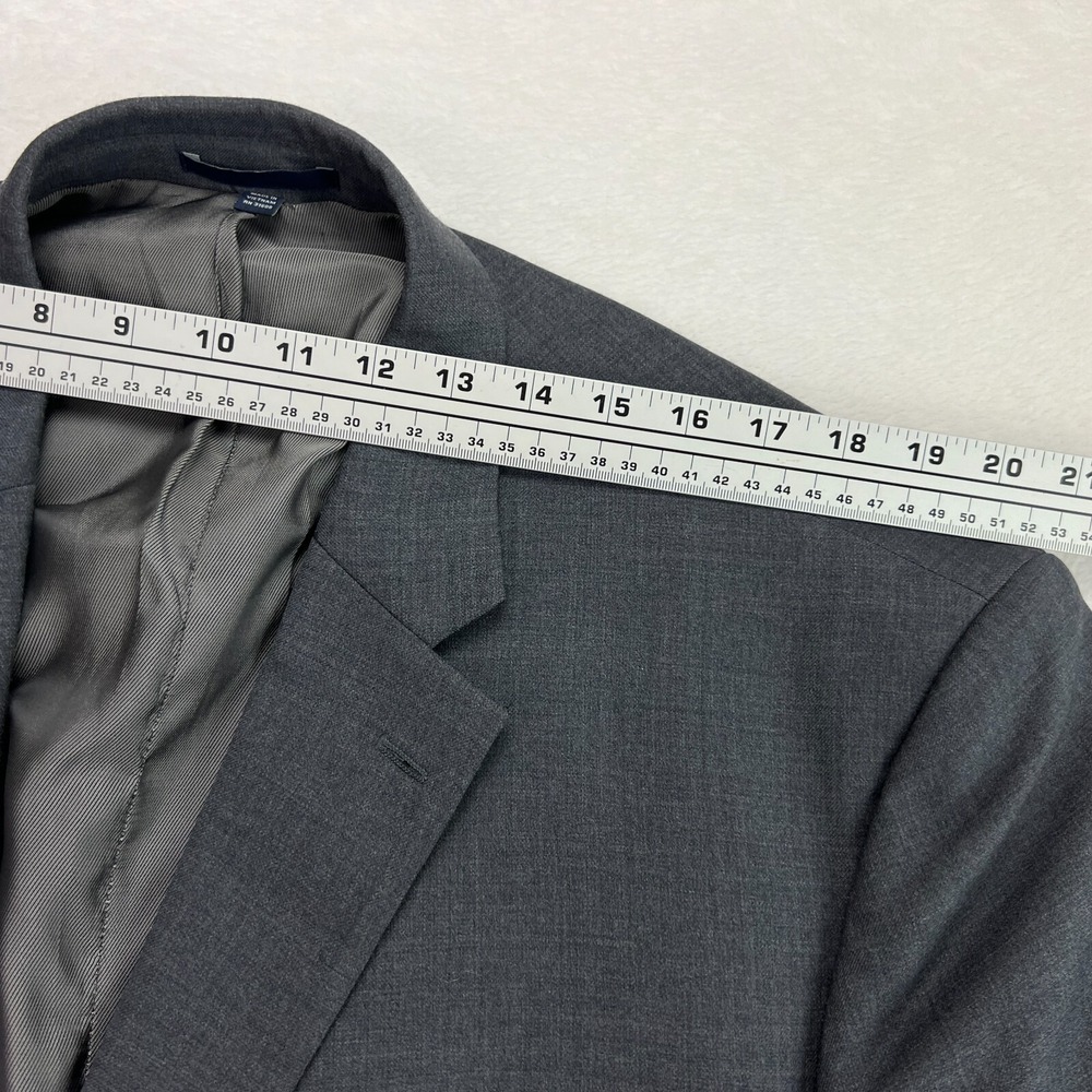 Jos A Bank 1905 Men Sz 50R Sport Coat Blazer Jacket Tailored Fit Wool Gray - Picture 14 of 16